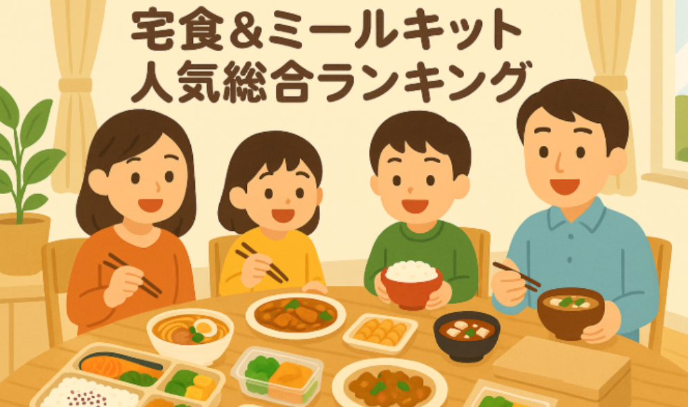 宅食＆ミールキットランキング　時短・健康・美味しさで選ぶおすすめ10サービス