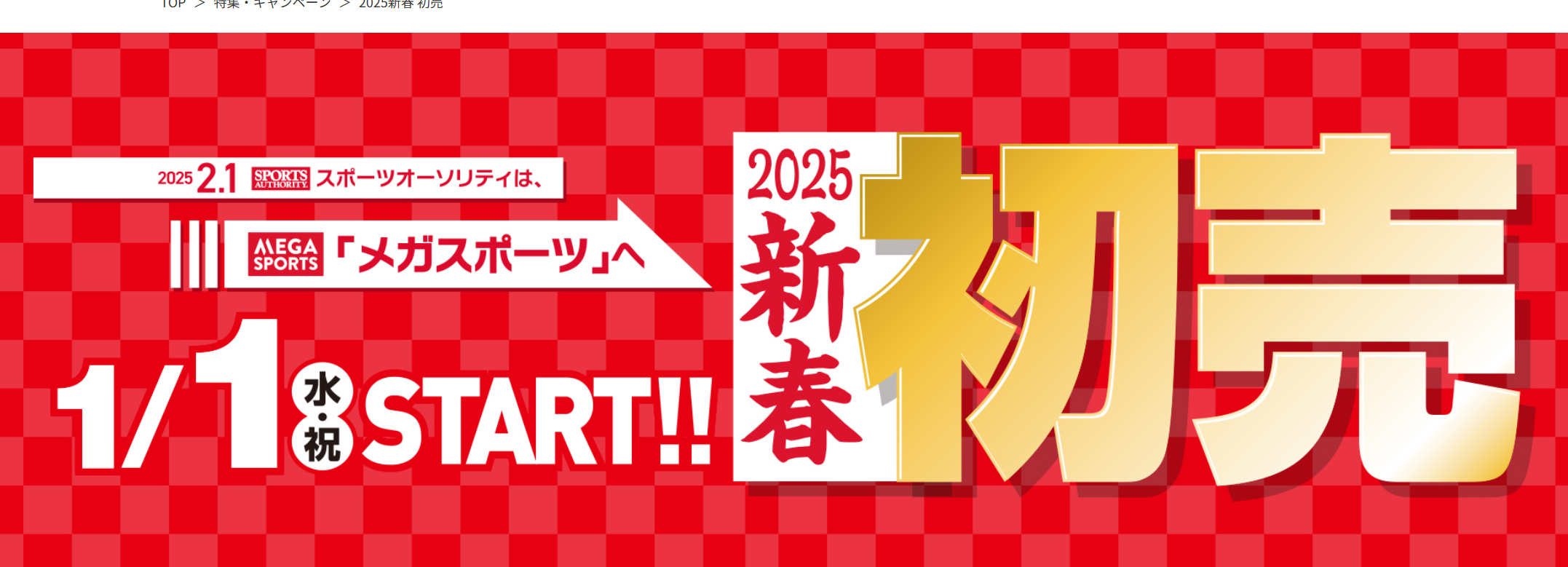 メガスポーツサイト案内